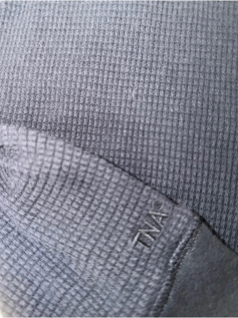 TNA Mock Neck Waffleknit Sweater - Picture 3 of 6